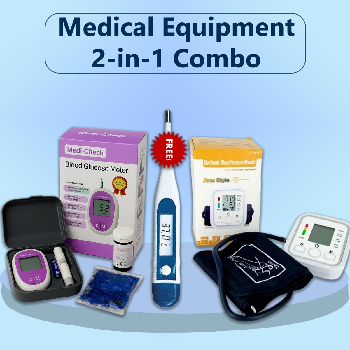 Medical Equipment 2-in-1 Combo Pack